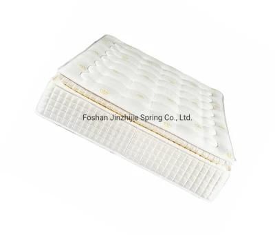 Luxury Vacuum Roll-up Latex Memory Foam Pocket Spring/Coil Mattress in-Box