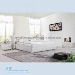 High Quality Soft Leather Bed of Bedroom Furniture (HW-K232B)