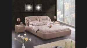 2013 Modern Genuine Leather Bed 883