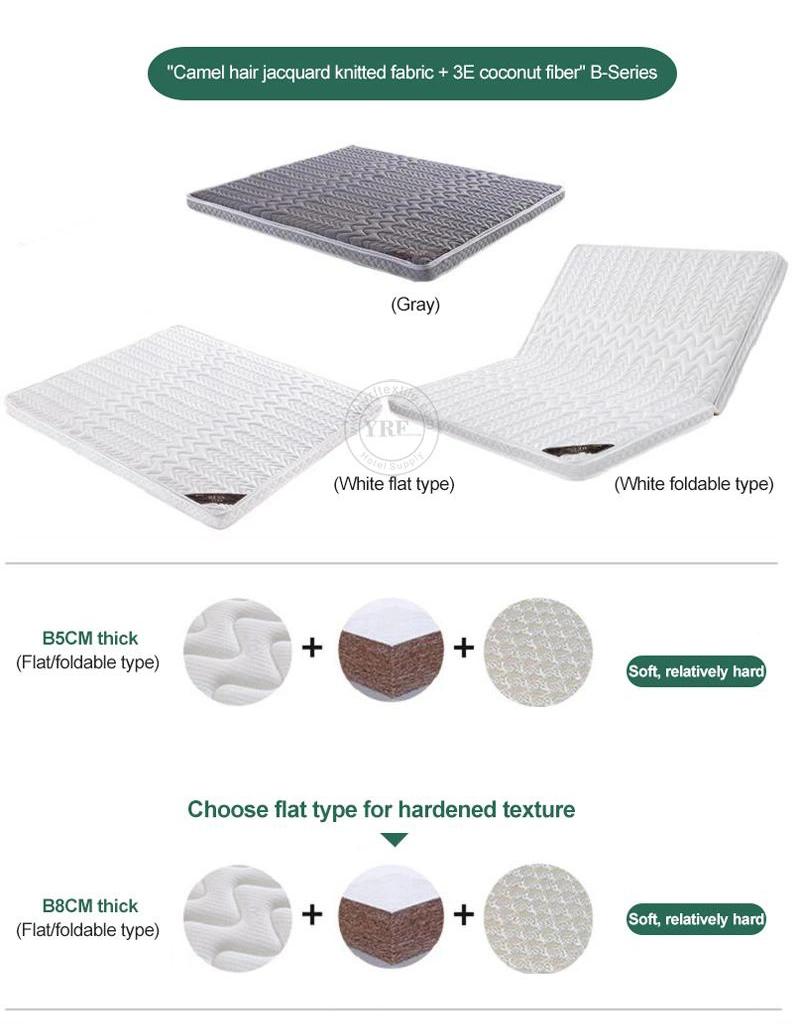 Home Latex Bed Mattress Folding Removable Cover 18cm Queen Bed