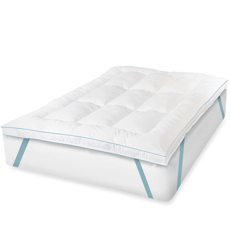 Home Furniture Factory 100% White Duck Down Feather Bed Mattress Topper