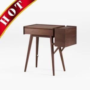 White Oak Wooden Storage Vanity Make up Dressing Table with Mirror