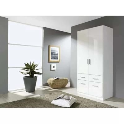 Factory Supply Modern Furniture Bedroom Wardrobe Hinged Door Wardrobe Wholesale