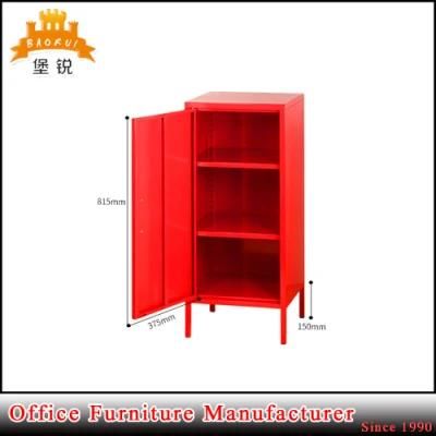 Fas-126 Single Door 3 Compartment Kids Furniture Metal Locker Cabinet