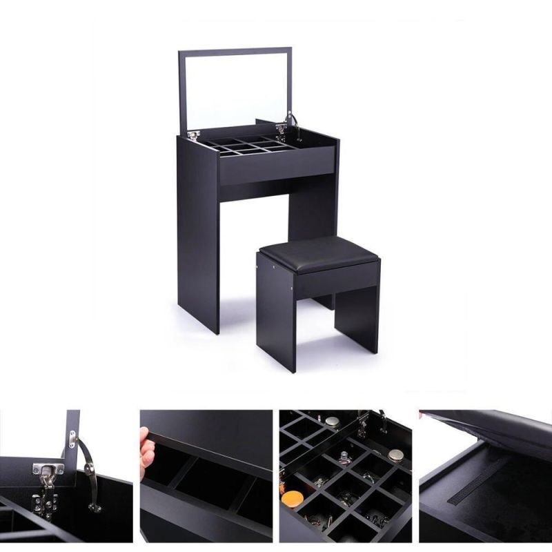 High Quality Dressing Table with Stool and Triple Mirror for 20120
