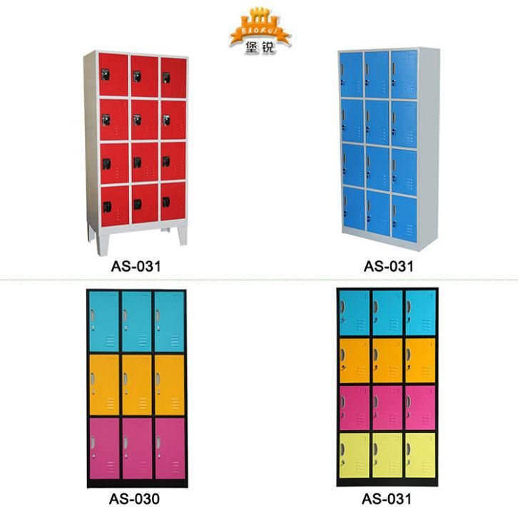as-114 Kd 6 Door Iron Kids Cabinet Metal Locker