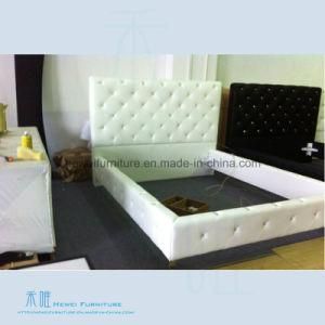 High Quality Soft Leather Bed of Bedroom Furniture (HW-K255BB)