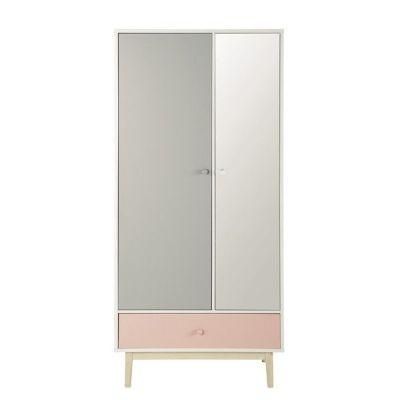 Nova 80*50*200cm 2-Door Wardrobe with Drawer