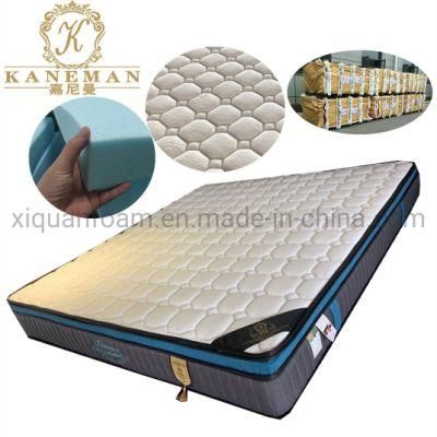 Flat Packed Memory Foam Mattress Pocket Spring Mattress Bedroom Mattress