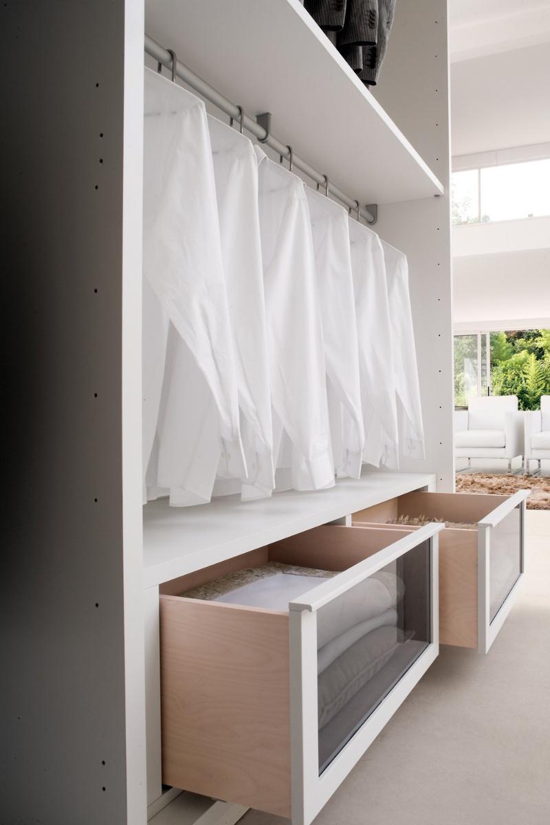 Classic No Door White Color Customized Wardrobe China Manufacture