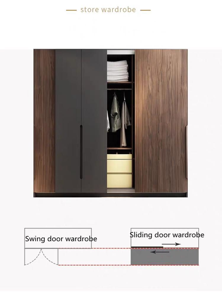 Modern Home Hotel Cabinet Living Room Furniture Bedroom Wooden Wardrobe