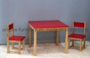 Wooden Children Desk and Chairs