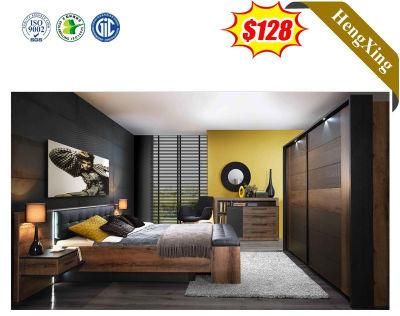 Popular Germany Style Cheap Wooden King Size Bed Bedroom Furniture Set