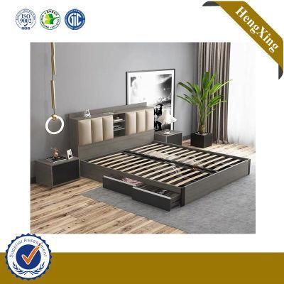 China Factory Grey Color Melamine Modern Living Bedroom Furniture (UL-9BE001)