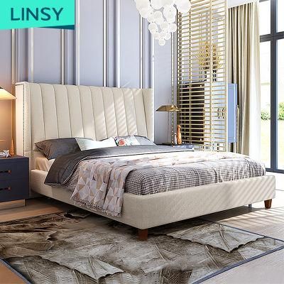 Linsy New Double Queen Set Modern King Size Bed Rax2a