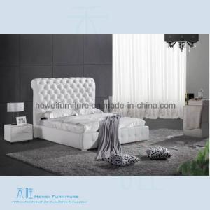 High Quality Soft Leather Bed of Bedroom Furniture (HW-K235B)