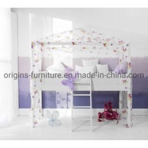 Children House Style Bed Wooden Kids Bed Frame with Tent