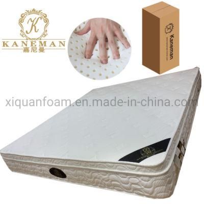 Vacuum Pack Latex Mattress Rolled Pocket Spring Mattress in a Box