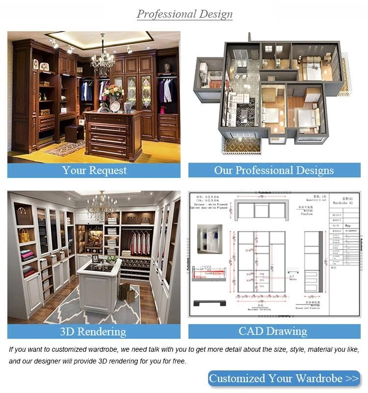 Modern Bedroom Clothes Cabinet Furniture Designs Home Hotel Melamine MDF Wood Wardrobe