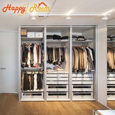 Aluminium/Aluminum Bedroom Modern Wardrobes Walk in Closet