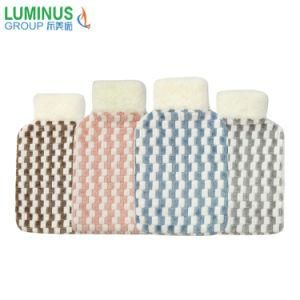 Rubber Hot Water Bottle with Covers Knitted Covers Pattern Shape