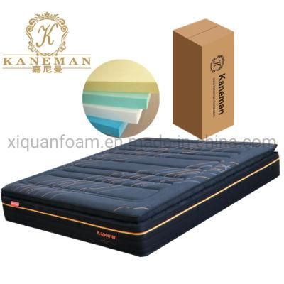 Pillow Top Bonnell Spring Mattress Wholesale Custom King Size Bedroom Mattress