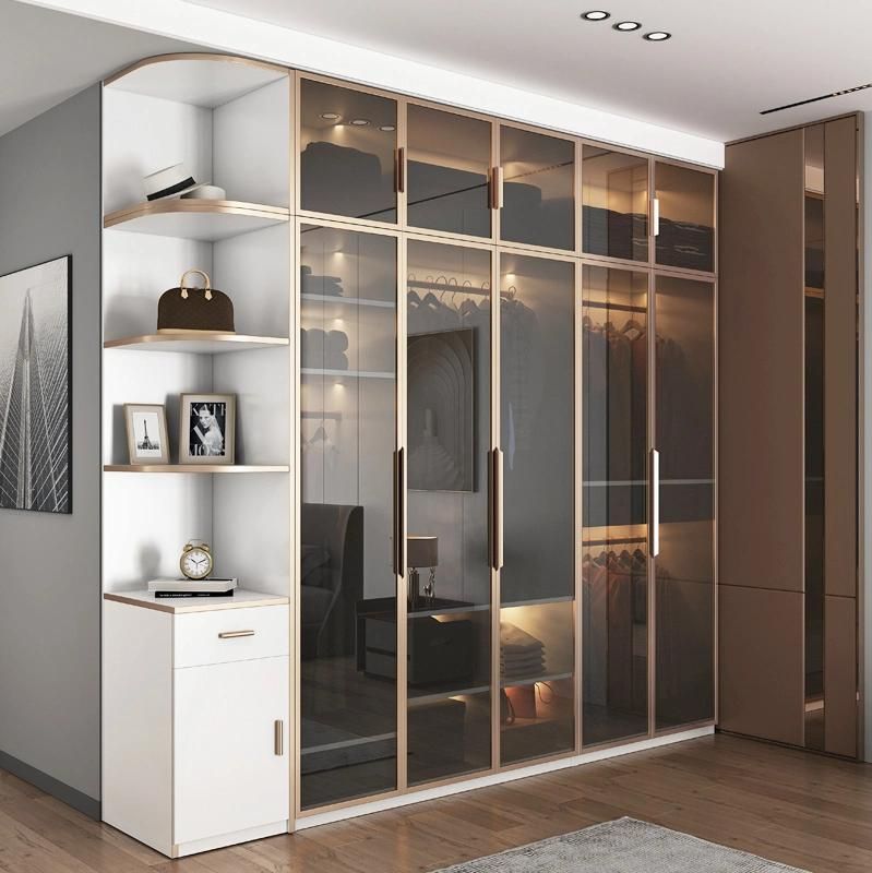 Easy Assemble Contemporary Walk in Modern Wardrobe Designs for Bedroom