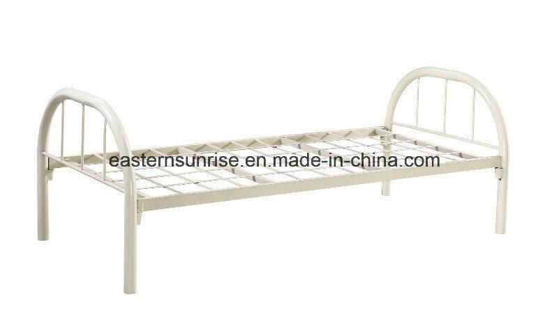 Wholesale Solid and Durable Military Metal Steel Iron Single Bed