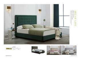 Modern Classic Nail Leather/Fabric Headboard and Mattress for Bedroom/Hotel