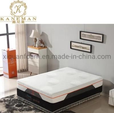 Rollable OEM Queen Size 10inch Cool Gel Memory Foam Mattress Made in China
