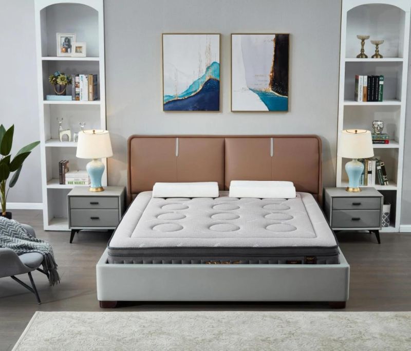 Euro Queen King Size Compress Pocket Spring Memory Foam Bed Mattress for Hotel Price
