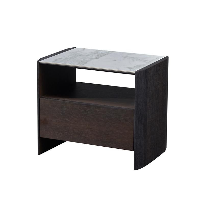 S-Ctg013 Wooden Night Stand, Ceramic Top Wooden Night Stand in Home and Hotel Bedroom Set, Best Selling Wooden Night Table