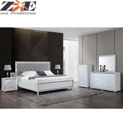 Global Hot Selling MDF High Gloss PU Painting Mirror Bedroom Furniture with Mirror Strip