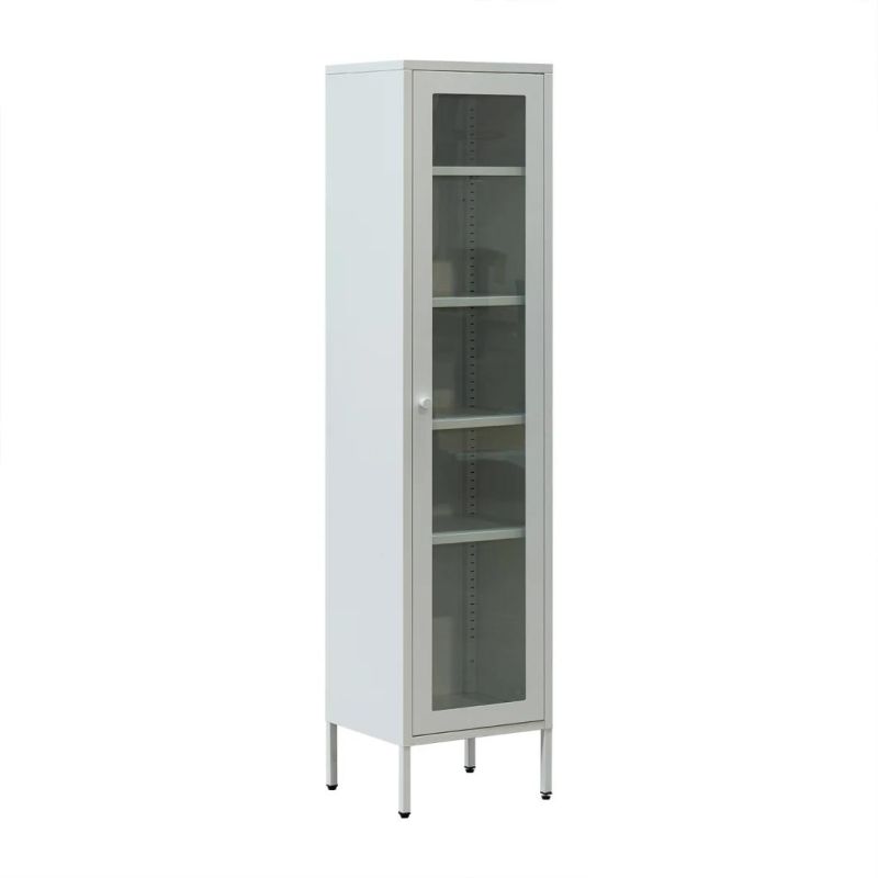 Hot Selling Style, Three-Tier Small Living Room Steel Storage Cabinet.