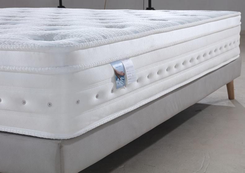 Rolling Mattress in a Box 30cm Euro Top Gel Memory Foam Pocket Spring Mattress Box
