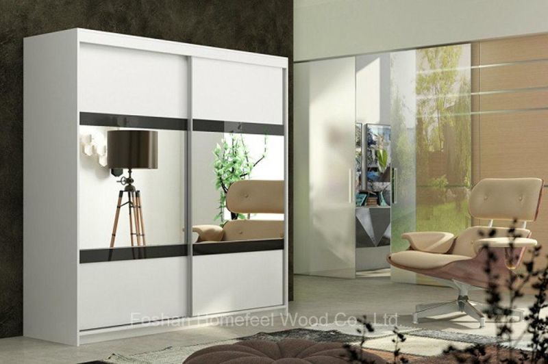 High Quality Mirror Sliding Door Bedroom Closet (HF-EY012)