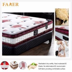 Quality Foam Coconut Spring Mattress with Sandwish and Polyester Fabric