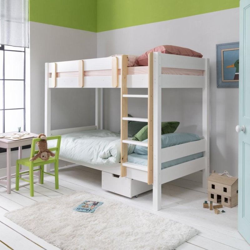 Children′ S Double Bed with Single Mattress K/D