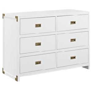 Baby Relax Campaign Dresser - White