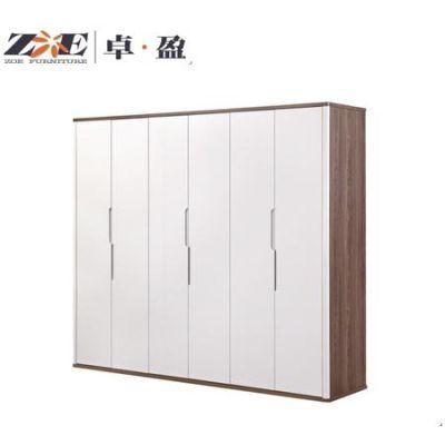 Chinese Furniture Factory Wholesale Modern MDF Wooden Closet Home Furniture Bedroom Set Wardrobe