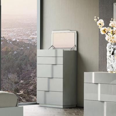 Nova 5-Drawer Chest with Built-in Mirror and Jewellery Storage