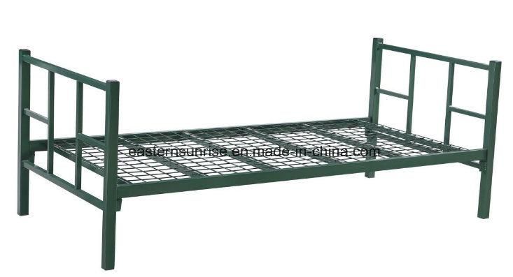 School Furniture Dormitory Steel Frame Single Bed
