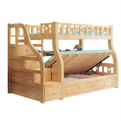 Ladder Cabinet Bed Bunk Bed Pine Wood Vertical Ladder Bed