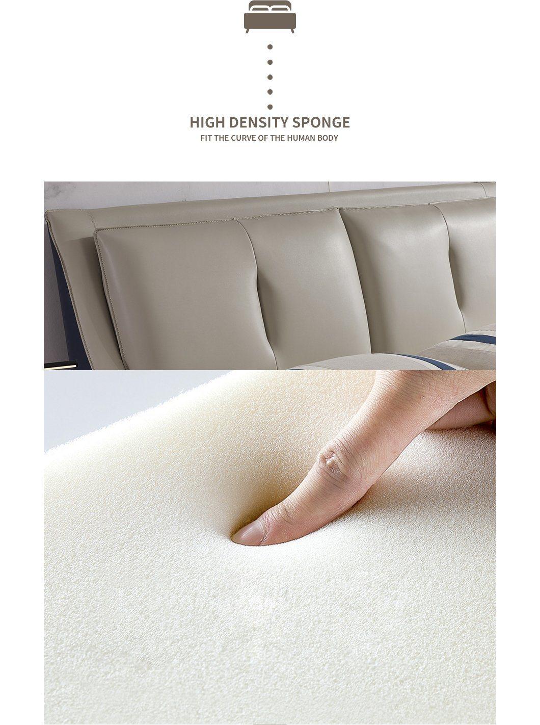 Modern Luxury Home Bedroom Furniture Leather Modern Bedroom Furniture Beds