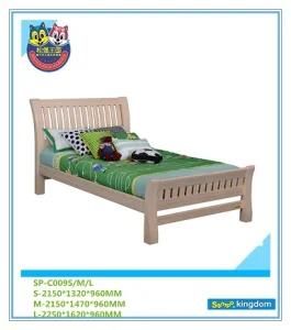Single Bed for Kids Bedroom Furniture Cheap Sets Natural Color Sp-C009m