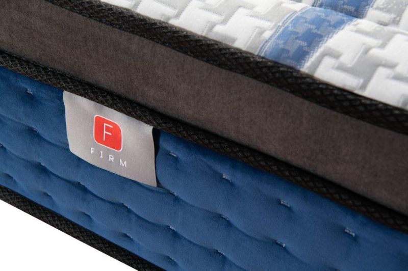 Kaneman Cozy and Comfort Queen Size Foam Encased Compressed Pocket Spring Coil Mattress Roll Packed in Box