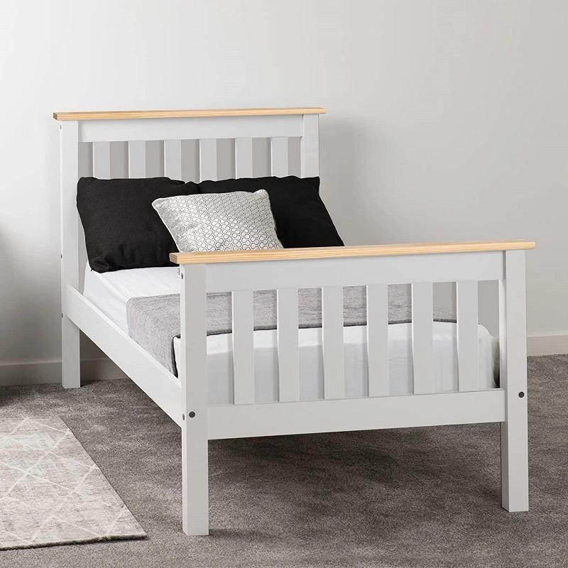 Home Furniture Single Size Bed Children Adult Universal Wood Bed China Wholesale