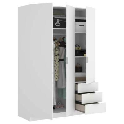Hot Selling Wooden Home Furniture Bedroom Large Space Storage Wardrobe