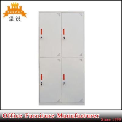 Luoyang Factory Supply Steel 4 Door Locker Storage Clothing Cabinet