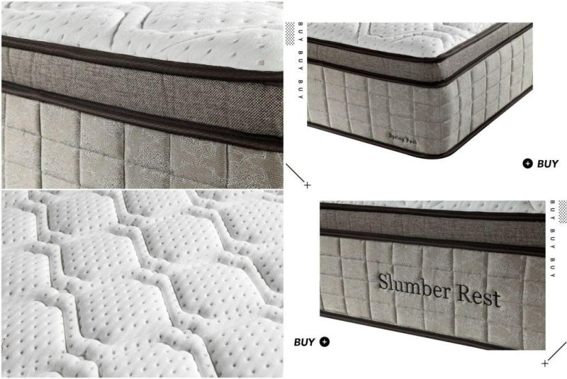 2022 Latest Designs Comfortable Full Size Foam Pocket Spring Mattress